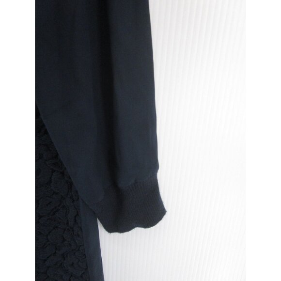 Vince Dress Medium Shift Pullover Embossed Art Scoop Neck Cotton - Picture 3 of 10